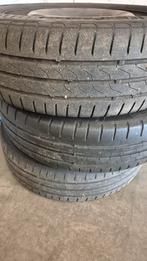 Citroen C1/108/Aygo/velgen met banden 165 65 14 Continental, Auto-onderdelen, Ophalen, Gebruikt