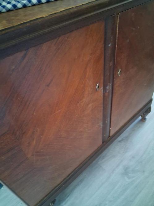 Vintage /oude/antieke /jaren 50 kast, Huis en Inrichting, Kasten | Dressoirs, Gebruikt, 50 tot 100 cm, 25 tot 50 cm, Eikenhout