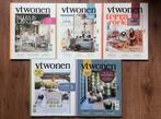 VT Wonen Interieur Tijdschriften - 5 exemplaren, Boeken, Tijdschriften en Kranten, Ophalen of Verzenden, Nieuw, Overige typen