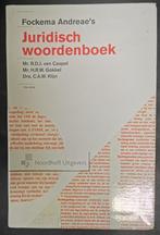 Juridisch Woordenboek - Fockema Andreae's, Gelezen, Diverse auteurs, Beta, HBO