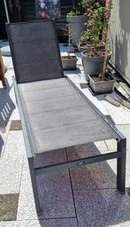 2 x ligbed, Tuin en Terras, Ligbedden, Ophalen, Zo goed als nieuw, Aluminium, Verstelbaar