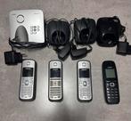 3 stuks Siemens Gigaset C385 1 Gigaset AS 405 Handset, Telecommunicatie, Ophalen of Verzenden, Gebruikt, 4 handsets of meer