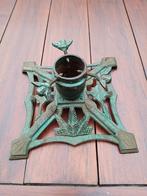 Gietijzeren kerstboom standaard antiek met leuke details, Ophalen of Verzenden