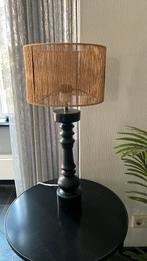 Tafellamp, Huis en Inrichting, Lampen | Tafellampen, Ophalen of Verzenden, Zo goed als nieuw, Hout, 50 tot 75 cm