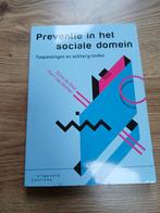 Preventie in het sociale domein, Ophalen of Verzenden, Zo goed als nieuw, Sociale psychologie, Slijtze de Roos, Mart van Dinther