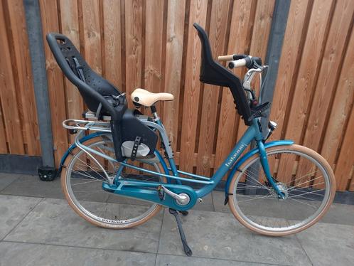 Batavus Mambo moederfiets met 2 zitjes 28 inch 57 cm 7 versn, Fietsen en Brommers, Fietsen | Dames | Moederfietsen, Zo goed als nieuw