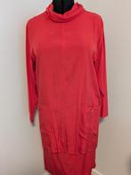 Rood zijden ensemble,rok en tuniek maat 42/44, Overige typen, Ophalen of Verzenden, Zo goed als nieuw, Rood