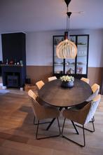 Luxe Ovale eetkamertafel Bodilson Rovale - Als Nieuw!, Huis en Inrichting, Tafels | Eettafels, Ophalen, 100 tot 150 cm, Eikenhout