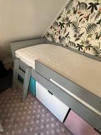 Bopita timo bed halfhoogslaper mix match, Verzenden, Zo goed als nieuw, Halfhoogslaper