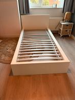 IKEA MALM bed, Ophalen, 90 cm, Eenpersoons, Wit