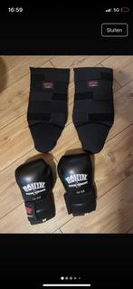 Dames bokshandschoenen en scheen en wreef beschermers, Maat XS of kleiner, Ophalen of Verzenden, Zo goed als nieuw, Overige