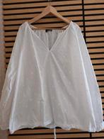 Witte blouse met hartjes Norah maat 48, Kleding | Dames, Ophalen of Verzenden, Zo goed als nieuw