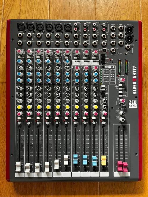 Allen & Heath ZED 12 FX mengpaneel, Muziek en Instrumenten, Mengpanelen, Zo goed als nieuw, 10 tot 20 kanalen, Microfooningang