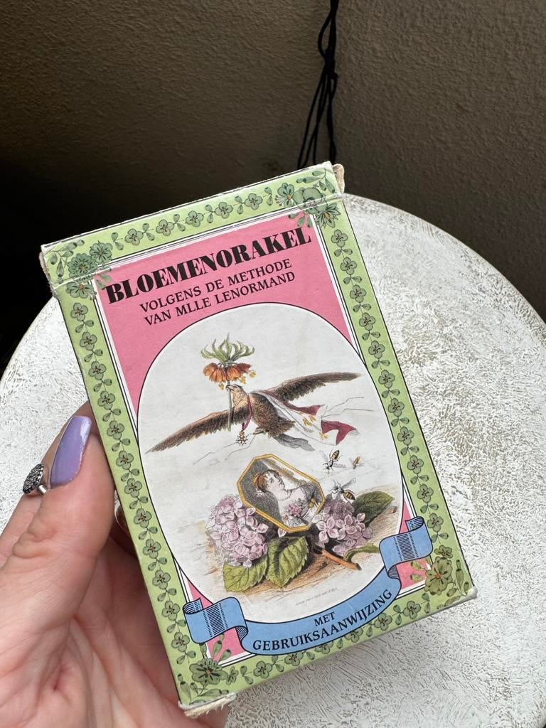 Bloemenorakel Lenormand Ultra-Rare 36-Card Deck,Belgium 1994, Verzenden, Zo goed als nieuw