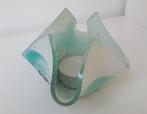waxinelichthouder van gevouwen glas, lage verzendkstn!, Overige materialen, Nieuw, Ophalen of Verzenden, Groen
