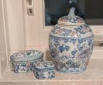 Chinese set porselein. Gemberpot en bakjes., Antiek en Kunst, Ophalen of Verzenden