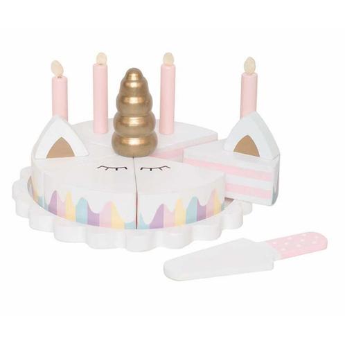 Houten speeltaart Unicorn eenhoorn JaBaDaBaDo, Kinderen en Baby's, Speelgoed | Speelkeukens, Nieuw, Speelkeuken-accessoire, Hout