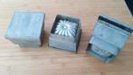 3 metalen ijsvormen met deksel, Ophalen of Verzenden