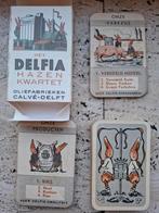 Delfia Hazen Kwartetspel - Calvé Delft, Verzamelen, Ophalen of Verzenden