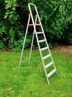 Trap met 6 treden en plateau, Doe-het-zelf en Verbouw, Ladders en Trappen, Ophalen, Gebruikt, Trap, Minder dan 2 meter