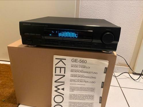 Kenwood graphic equalizer GE-560 in zeer nette staat, Audio, Tv en Foto, Versterkers en Receivers, Gebruikt, Stereo, Overige merken