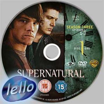 Supernatural disc 1 2 3 4 5 6 van Seizoen 1 2 3 4 5 6 of 7 beschikbaar voor biedingen