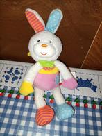 Konijn knuffel met muziekdoosje met slaapliedje Action, Ophalen of Verzenden, Konijn