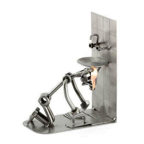 Tegelzetter beeldje - steelman, tegels, vloer, cadeau, bouw, Verzamelen, Beelden en Beeldjes, Ophalen of Verzenden