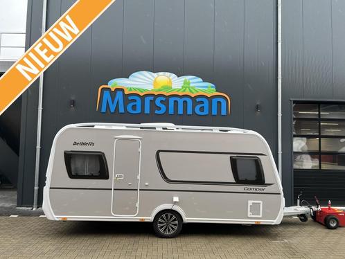 Dethleffs Camper 470 FR Nieuw - Actie model, Caravans en Kamperen, Caravans, tot en met 2, 1000 - 1250 kg, Rondzit, Dethleffs