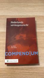 Compendium Nederlands vermogensrecht - NIEUW!, Ophalen of Verzenden, Nieuw, Wolters Kluwer