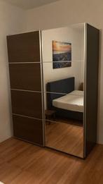 IKEA PAX kledingkast met glazen schuifdeuren, Huis en Inrichting, Kasten | Kledingkasten, Ophalen, 200 cm of meer, 150 tot 200 cm