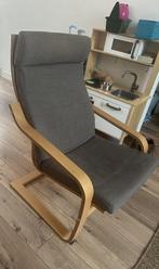 POÄNG Fauteuil Ikea beige, Ophalen, Zo goed als nieuw, 75 tot 100 cm, 50 tot 75 cm
