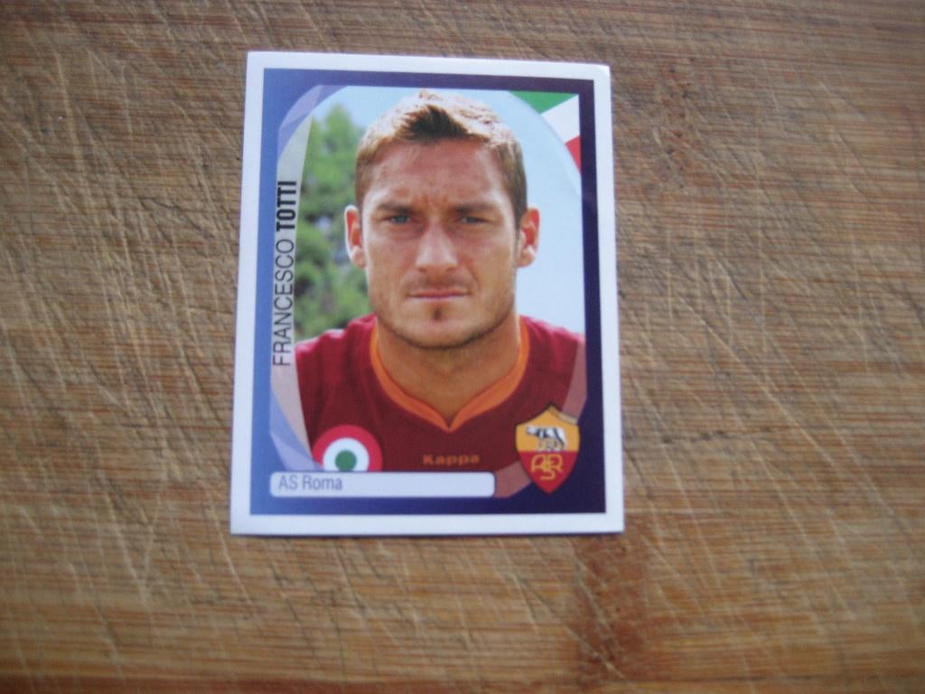francesco totti plaatje as roma, Ophalen of Verzenden, Zo goed als nieuw, Buitenlandse clubs, Poster, Plaatje of Sticker