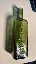 Bodemvondst 1880 Van Kleef & Zoon den Haag Jenever fles, Antiek en Kunst, Antiek | Glas en Kristal, Verzenden