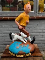 Studio Avonturen Tintin Beeld groot, Verzamelen, Ophalen, Kuifje, Gebruikt, Beeldje of Figuurtje