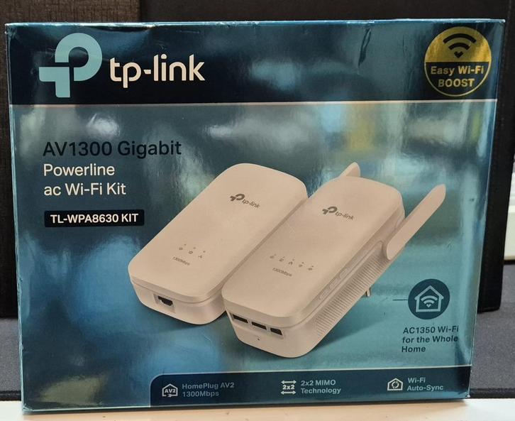 TP-LINK POWERLINE  T-WPA8630 kit, Computers en Software, Powerlines, Zo goed als nieuw, Ophalen