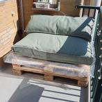 Palletkussen inclusief 2 pallets, Ophalen, Gebruikt, 2 zitplaatsen, Loungeset