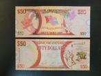 Guyana pick 41 2016 UNC commemorative issue, Postzegels en Munten, Bankbiljetten | Amerika, Los biljet, Zuid-Amerika, Verzenden