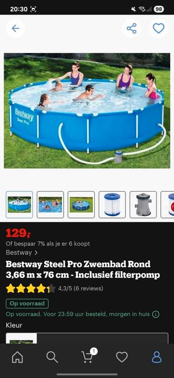 bestway steel pro beschikbaar voor biedingen