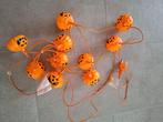 lichtketting pompoenen halloween, werkt!, Ophalen of Verzenden, Zo goed als nieuw, Feestartikel, Halloween of Griezel