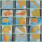 1 Vintage schoolplaten schoolposters schoolplaat posters, Antiek en Kunst, Antiek | Schoolplaten, Verzenden, Aardrijkskunde