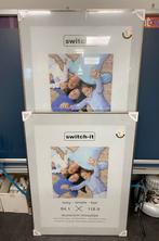 Aluminium wissellijst titaankleur - 84,1x118,9 (A0), Ophalen, Zo goed als nieuw