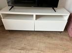 Ikea TV Meubel 1.20m met Glasplaat, Huis en Inrichting, Kasten | Televisiemeubels, Gebruikt, 100 tot 150 cm, Ophalen of Verzenden