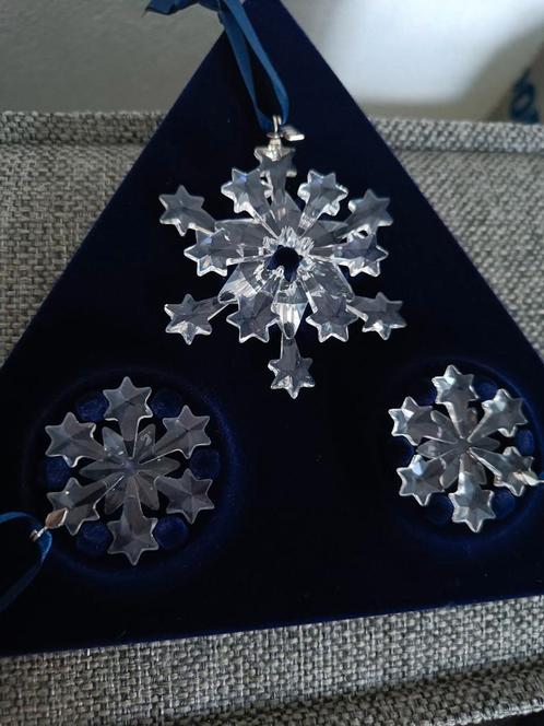 Kerststerren set 2004, Verzamelen, Swarovski, Zo goed als nieuw, Figuurtje, Ophalen of Verzenden