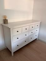 IKEA Hemnes ladekast 8 lades, wit gebeitst, Ophalen, 5 laden of meer, 150 tot 200 cm, Zo goed als nieuw