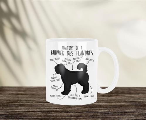 Bouvier Anatomy mok, Huis en Inrichting, Keuken | Servies, Nieuw, Kop(pen) en/of Schotel(s), Overige stijlen, Ophalen of Verzenden