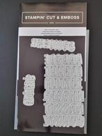 Stampin Up Mini Alphabet stansen, Hobby en Vrije tijd, Kaarten | Zelf maken, Ophalen of Verzenden, Zo goed als nieuw, Pons of Mal