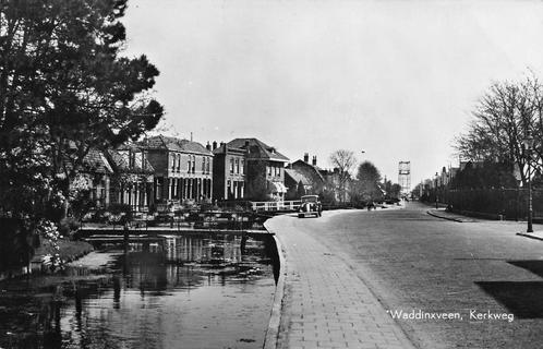 AY216 Waddinxveen Kerkweg 1963, Verzamelen, Ansichtkaarten | Nederland, Gelopen, Zuid-Holland, 1960 tot 1980, Verzenden