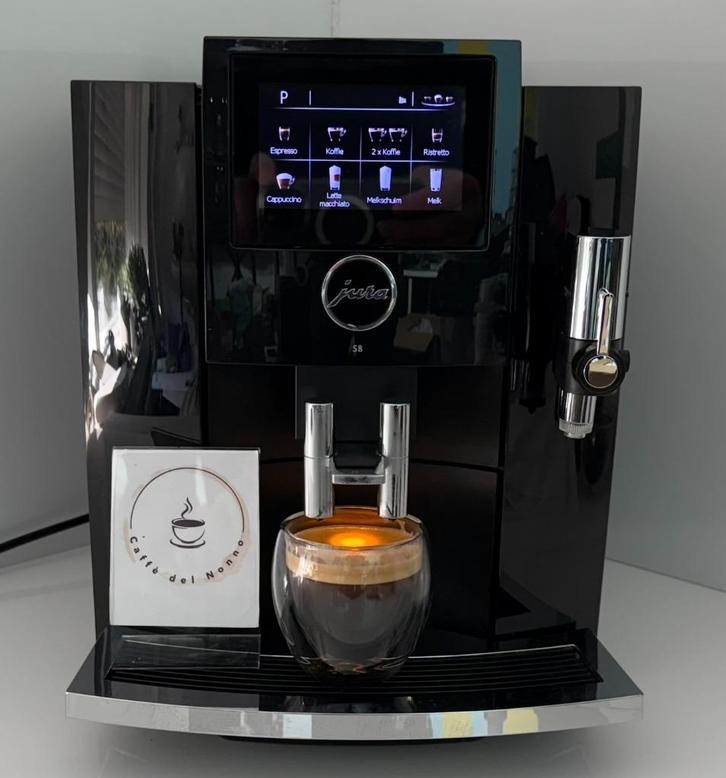 Jura S8 Piano Black | ZGAN | Refurbished, Witgoed en Apparatuur, Koffiezetapparaten, Zo goed als nieuw, Koffiemachine, 10 kopjes of meer