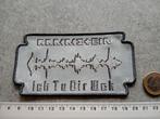 Rammstein mooie ich tu dir weh limited edition patch22, Verzenden, Nieuw, Kleding